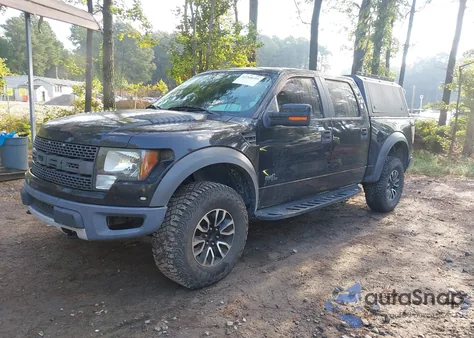 2012 Ford F-150 Svt Raptor из США, поврежденный, VIN 1FTFW1R6XCFB81096